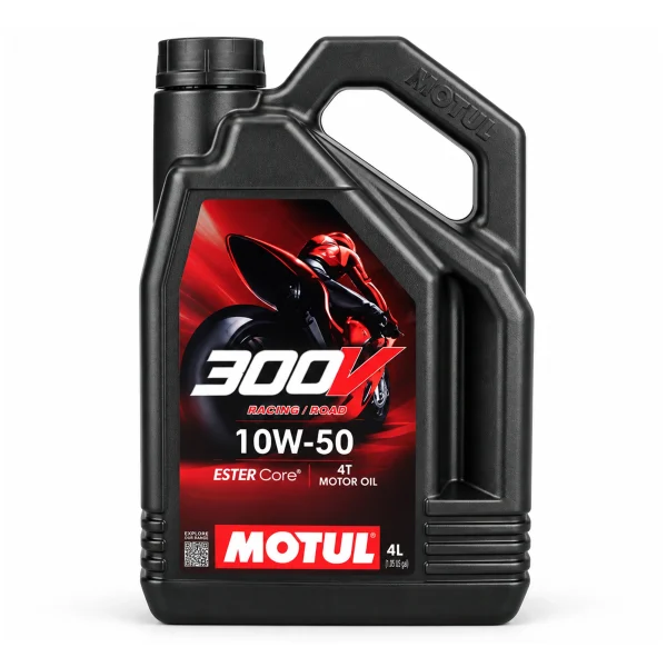 Motul 300V Racing/Road 10W50 4T Engine Oil 4L