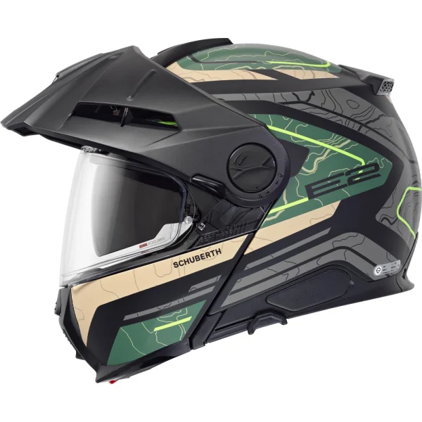 Schuberth E2 Expedition Helmet Green
