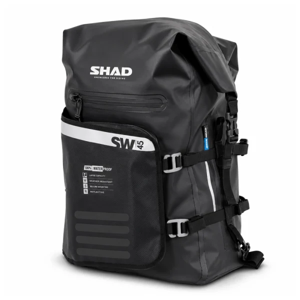 SHAD SW45 Rear Seat Bag Backpack 40L Black