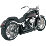 Vance & Hines Shortshots 47222 Staggered Exhaust System Black