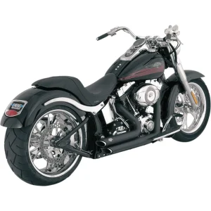 Vance & Hines Shortshots 47222 Staggered Exhaust System Black