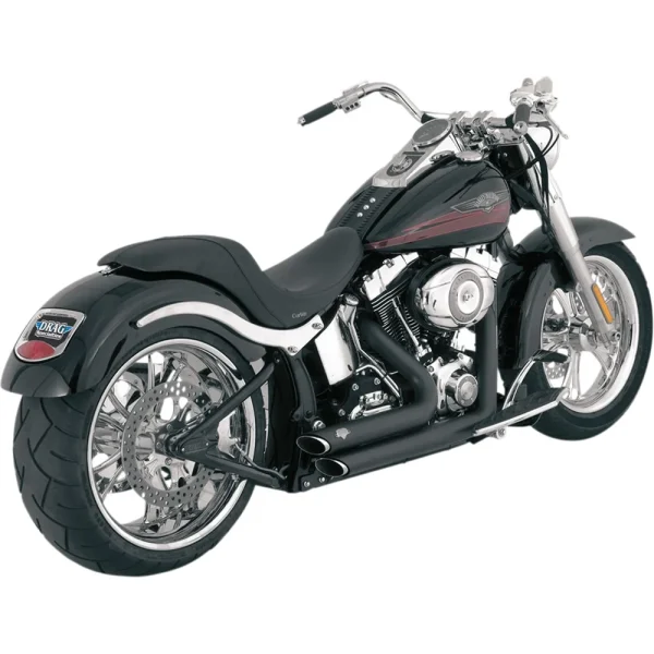Vance & Hines Shortshots 47222 Staggered Exhaust System Black