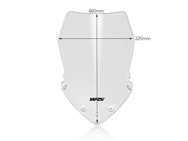 WRS Touring Windscreen Clear MV Agusta Turismo Veloce 800 14-16