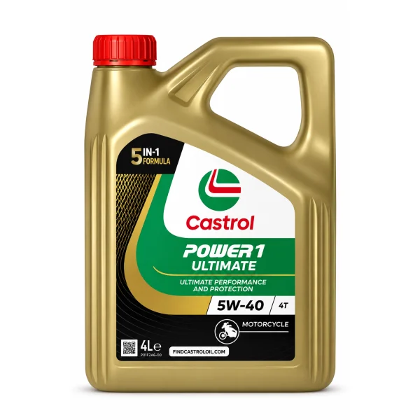 Castrol Power 1 Ultimate 5W40 4T Engine Oil 4L