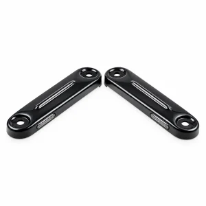 Cult-Werk Clean Style LED Front Turn Signals Gloss Black Harley-Davidson Street Glide 14-26