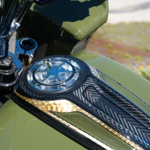 Kodlin K61168 Fuel Cap Chrome Harley-Davidson Touring 23-26