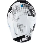 Leatt Moto 7.5 V27 MX Helmet Black/White with Goggles