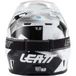 Leatt Moto 7.5 V27 MX Helmet Black/White with Goggles