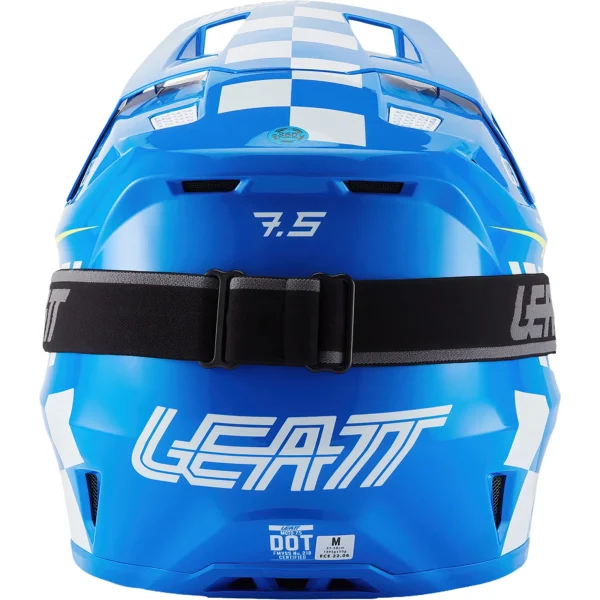 Leatt Moto 7.5 V27 MX Helmet Blue with Goggles