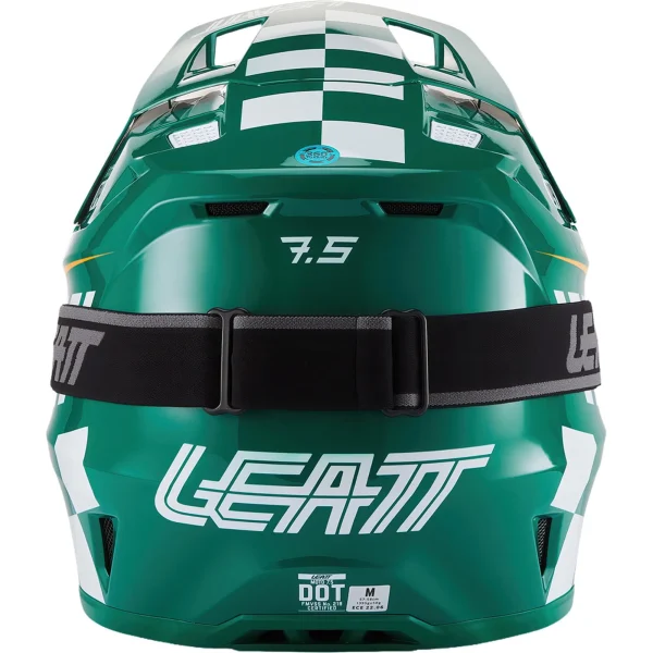 Leatt Moto 7.5 V27 MX Helmet Green with Goggles