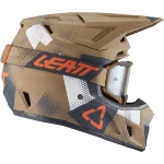 Leatt Moto 7.5 V27 MX Helmet Khaki with Goggles