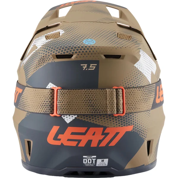 Leatt Moto 7.5 V27 MX Helmet Khaki with Goggles