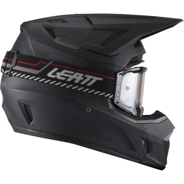 Leatt Moto 7.5 V27 MX Helmet Matt Black with Goggles