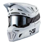Leatt Moto 8.5 V27 MX Helmet Matt Grey with Goggles