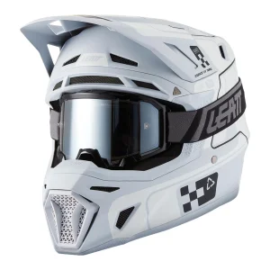 Leatt Moto 8.5 V27 MX Helmet Matt Grey with Goggles
