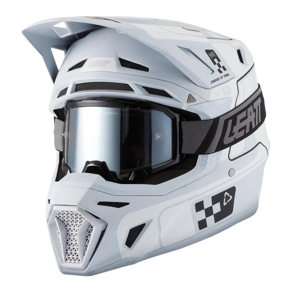 Leatt Moto 8.5 V27 MX Helmet Matt Grey with Goggles