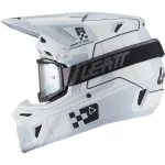 Leatt Moto 8.5 V27 MX Helmet Matt Grey with Goggles