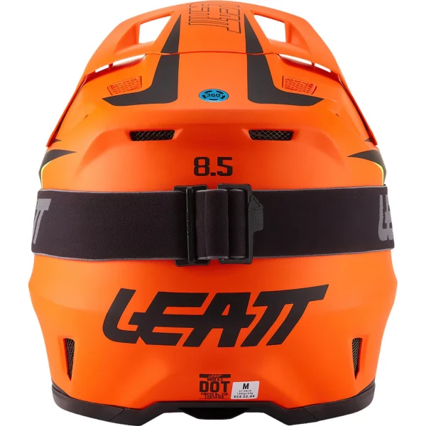 Leatt Moto 8.5 V27 MX Helmet Matt Orange with Goggles