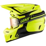 Leatt Moto 8.5 V27 MX Helmet Neon Yellow with Goggles