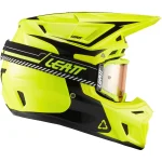 Leatt Moto 8.5 V27 MX Helmet Neon Yellow with Goggles