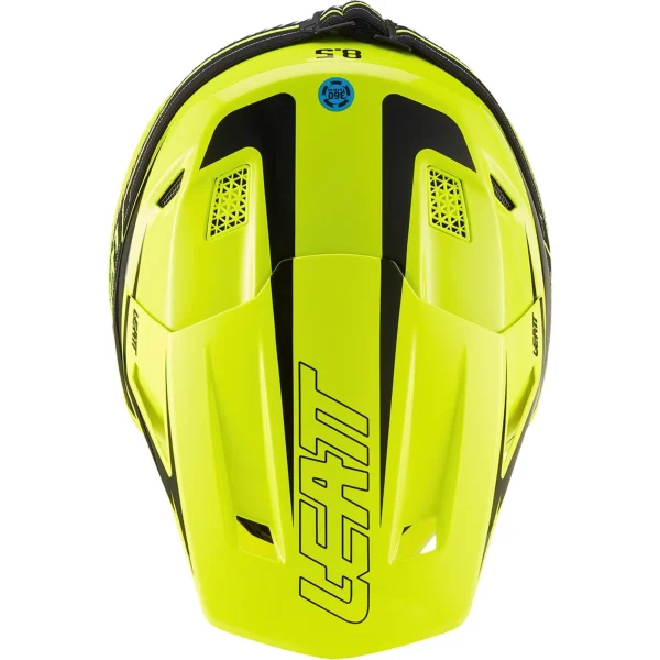 Leatt Moto 8.5 V27 MX Helmet Neon Yellow with Goggles