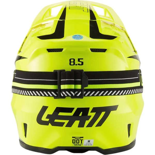 Leatt Moto 8.5 V27 MX Helmet Neon Yellow with Goggles