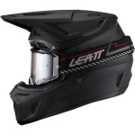 Leatt Moto 8.5 V27 MX Helmet Satin Black with Goggles