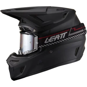 Leatt Moto 8.5 V27 MX Helmet Satin Black with Goggles