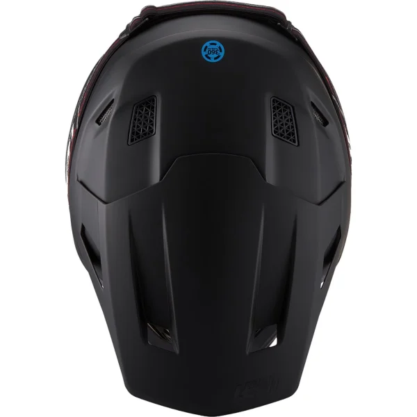 Leatt Moto 8.5 V27 MX Helmet Satin Black with Goggles