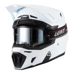 Leatt Moto 8.5 V27 MX Helmet White with Goggles