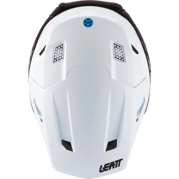 Leatt Moto 8.5 V27 MX Helmet White with Goggles