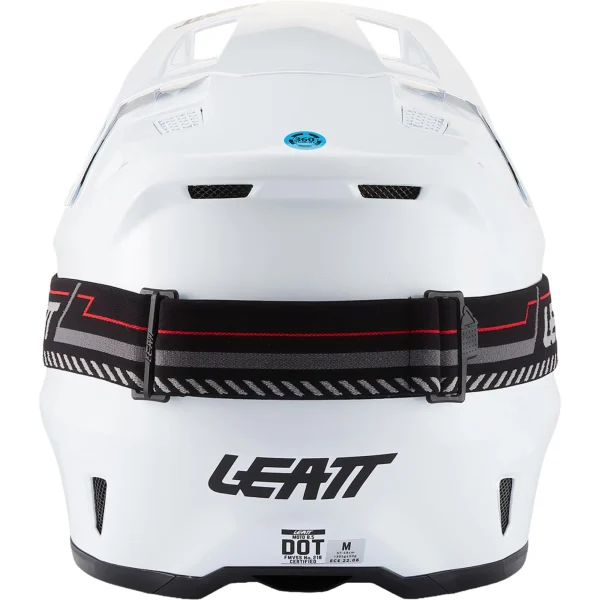Leatt Moto 8.5 V27 MX Helmet White with Goggles
