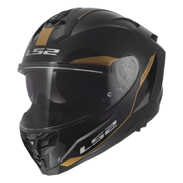 LS2 FF817 Challenger II Essential Helmet Black/Gold