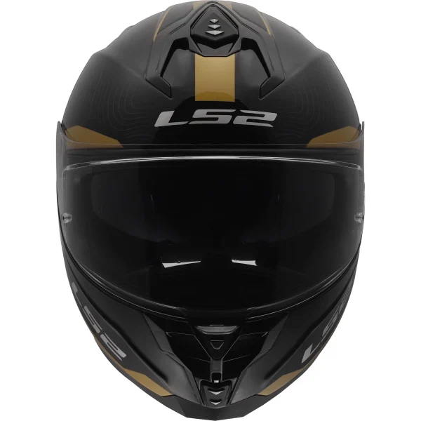 LS2 FF817 Challenger II Essential Helmet Black/Gold