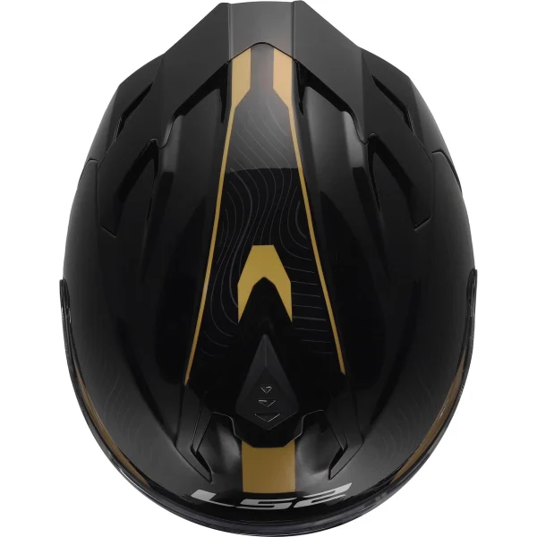 LS2 FF817 Challenger II Essential Helmet Black/Gold