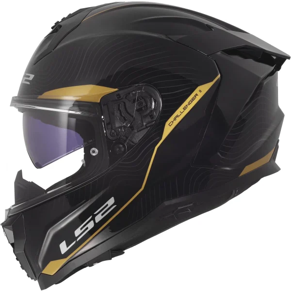 LS2 FF817 Challenger II Essential Helmet Black/Gold