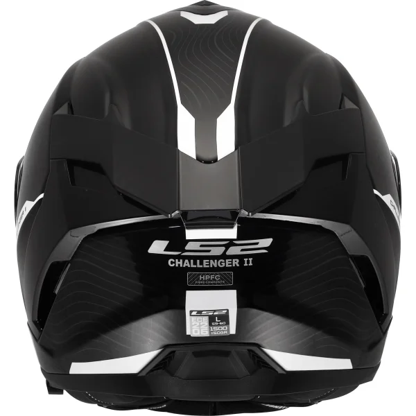 LS2 FF817 Challenger II Essential Helmet Black/White