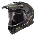 LS2 MX702 Pioneer II Atron Enduro Helmet Black/Orange