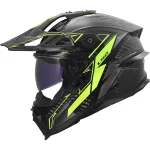 LS2 MX707 Explorer Evo Carbon Arrow Enduro Helmet Neon Yellow