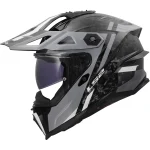 LS2 MX707 Explorer Evo Forged Carbon Zelior Enduro Helmet Grey