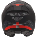 LS2 OF603 Infinity II Nightline Jet Helmet Grey/Red