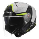 LS2 OF603 Infinity II Nightline Jet Helmet Yellow
