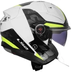 LS2 OF603 Infinity II Nightline Jet Helmet Yellow