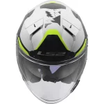 LS2 OF603 Infinity II Nightline Jet Helmet Yellow