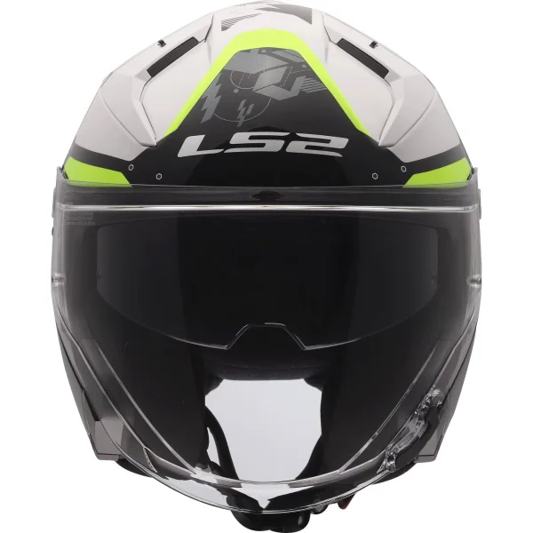 LS2 OF603 Infinity II Nightline Jet Helmet Yellow