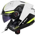 LS2 OF603 Infinity II Nightline Jet Helmet Yellow