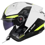 LS2 OF603 Infinity II Nightline Jet Helmet Yellow