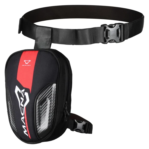 Macna Fasthorpe Leg Bag Black/Red