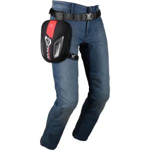 Macna Fasthorpe Leg Bag Black/Red
