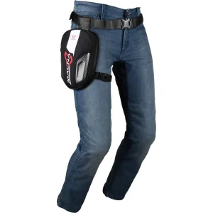 Macna Fasthorpe Leg Bag Black/White
